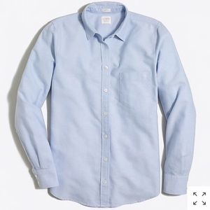 J. Crew Oxford Shirt in Cool Lilac